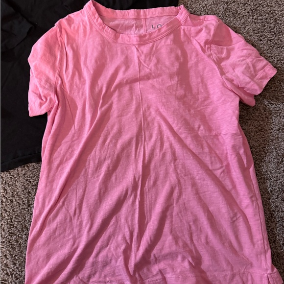 LOFT Size Small Tee Lot- Black (2), Neon Green, Neon Pink, Light Blue - Picture 4 of 13